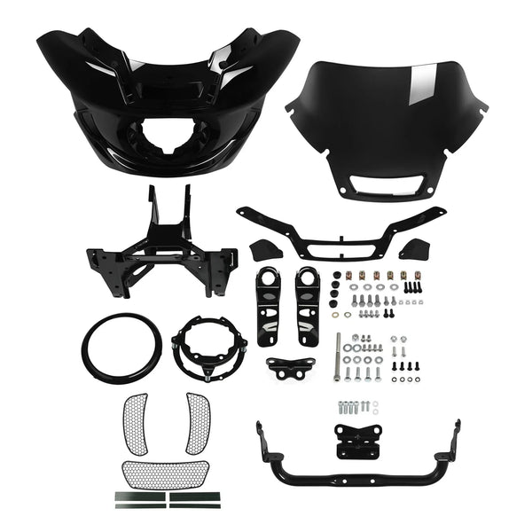 Black Headlight Fairing Mount Bracket Fit For Harley Low Rider ST 2022-2025 2023