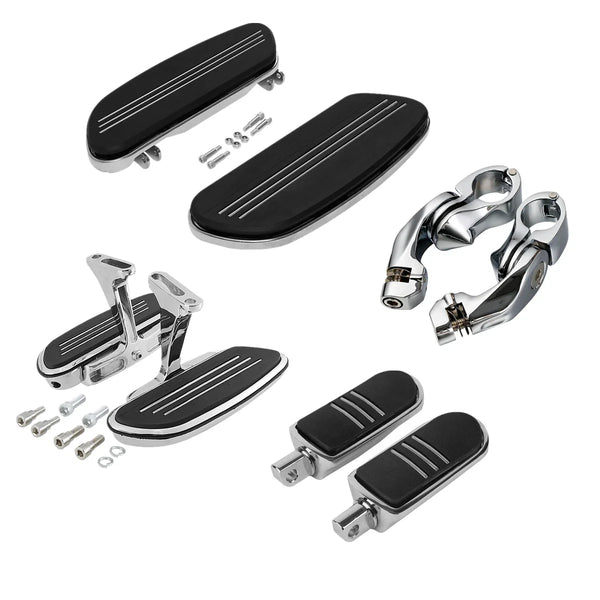 Driver /Passenger Floorboard /Footpeg Pegs Fit For Harley Road King Glide 93-25