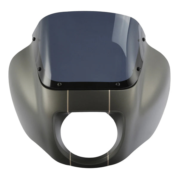Fairings Windshield Fit For Harley Street Bob Low Rider 2018-24 Industrial Gray
