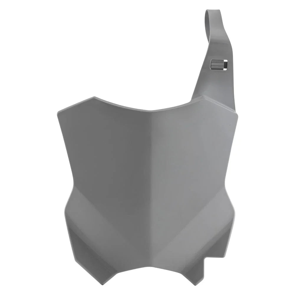Acerbis 2449390011 Front Number Plate Grey