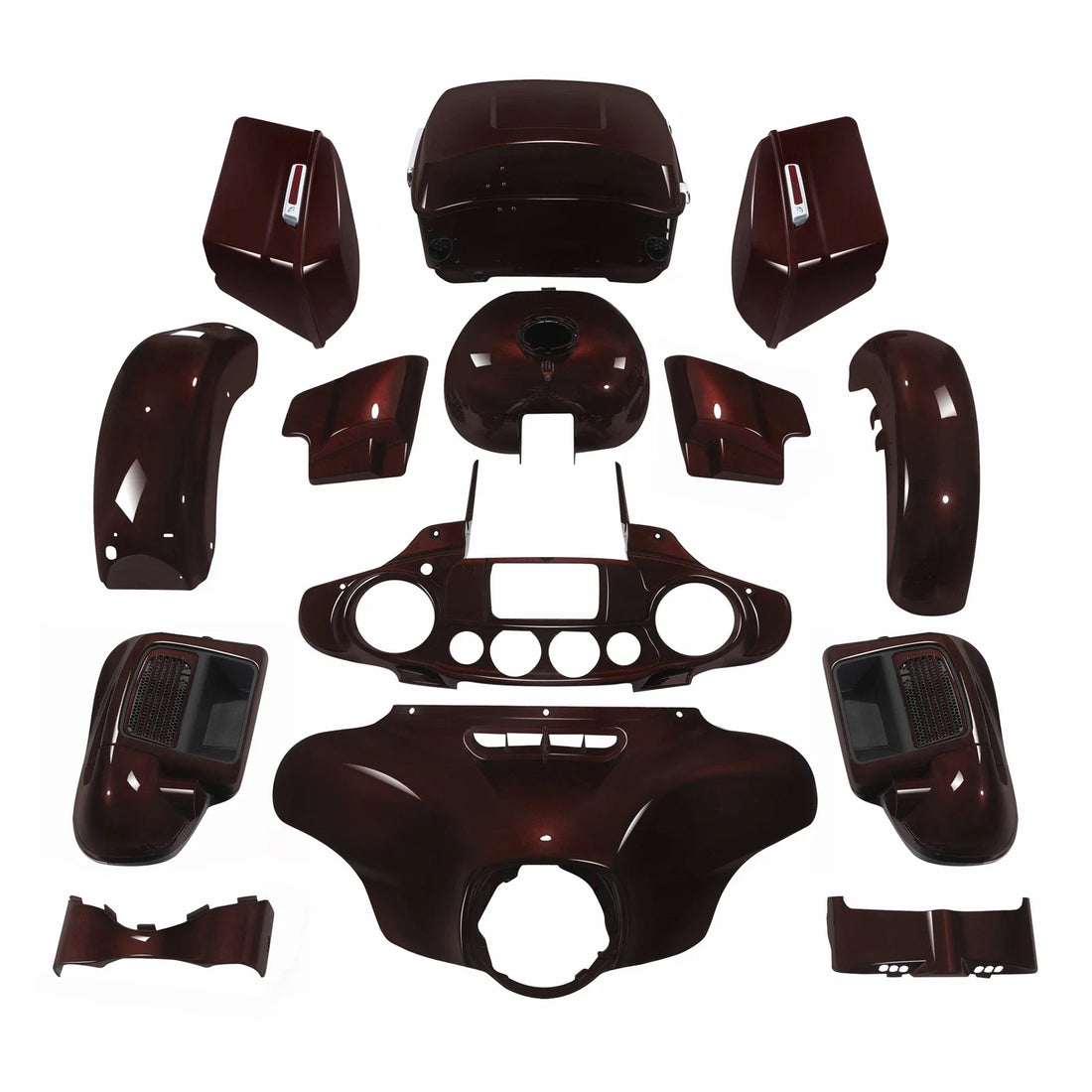 Fairings Body Work Kit Fit For Harley Electra Glide 2014-2024 Midnight Crimson