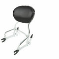Chrome 12" Sissy Bar Backrest Black Pad Fits For Indian Chief Vintage Dark Horse