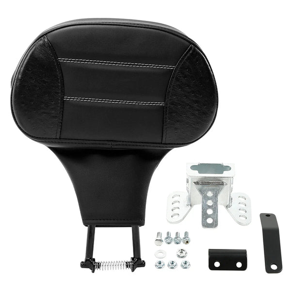 Front Driver Backrest Pad Fit For Harley Touring Electra Street Road King Glide
