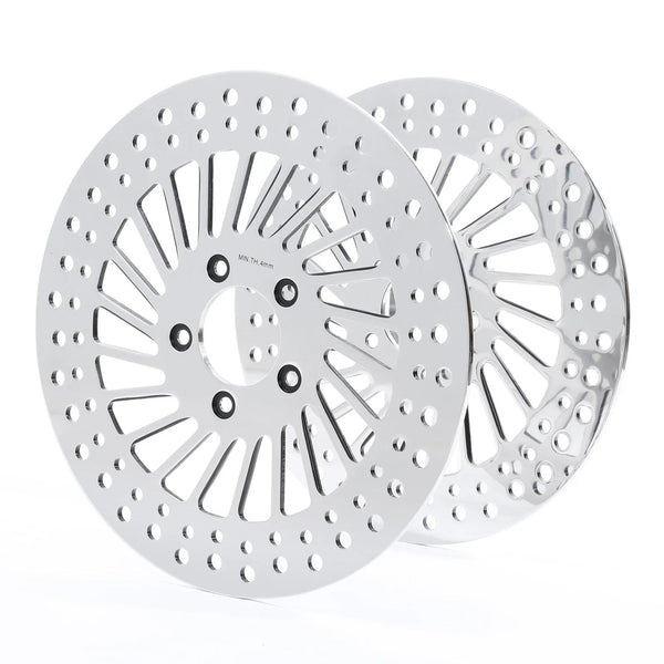 11.8" Front Left Right Brake Rotor Fit For Harley Touring Street Glide 08-23 22
