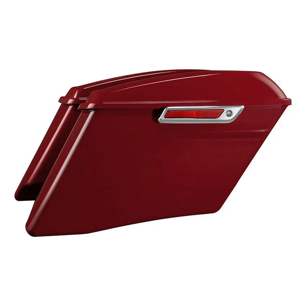 4" Hard Saddlebags Fit For Harley Touring Street Road Glide 14-2024 Billiard Red