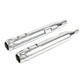 4" Chrome Slip on Straight Mufflers Exhaust Fit For Harley Touring 2017-2025 24