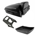 Chopped Trunk Backrest Mount Rack Fit For Harley Touring Electra Glide 09-2013