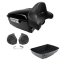 King Trunk Backrest w/ Speakers Fit For Harley Touring Street Road Glide 14-2026