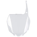 UFO Front Number Plate White For Suzuki RM250 2001-2008