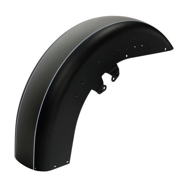 Front Fender Fit For Harley Electra Glide 2014-2024 Charcoal Denim / Black Denim