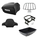 Matte King Trunk Luggage Backrest Mounting Rack Fit For Harley Touring 1997-2008