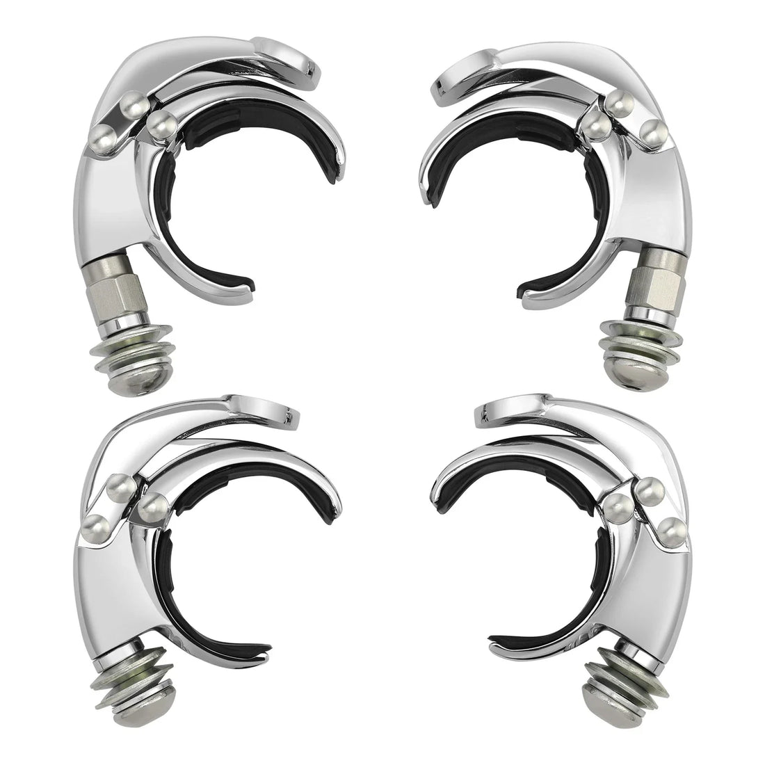 54mm 56mm Windshield Clamp Fit For Harley Sportster S RH1250 21-25 Fat Bob 18-24