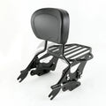 4 Point Docking Backrest Sissy Bar Luggage Rack Fit For Harley Road King 09-2013