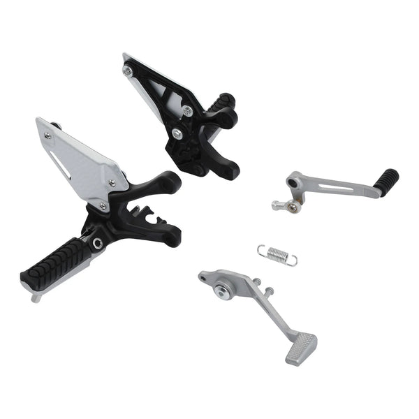 Front Driver Rider Footpegs Pegs Pedals Bracket Fit For Kawasaki Z900 2017-2024