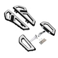 Driver & Passenger Floorboards Footboards Fit For Harley Touring Glide 1993-2024