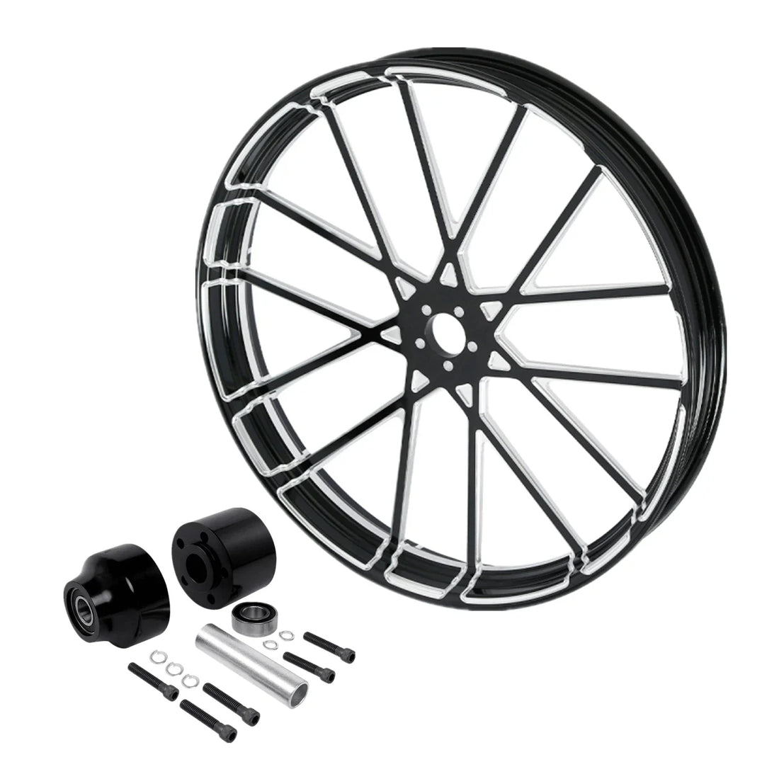 32'' Front Wheel Rim Hub Single Disc Fit For Harley Touring Road King 1997-2020