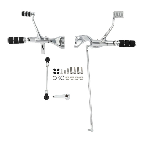 Forward Controls Kit Pegs Levers Linkages Fit For Harley Sportster XL 2004-2013