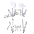 Driver & Passenger Footrests Footpegs Bracket Fit For Honda CBR600RR 2007-2025