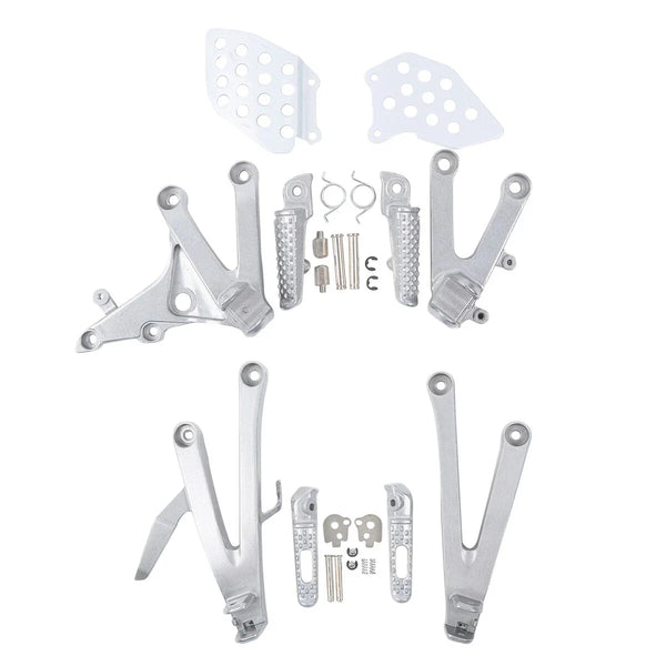 Driver & Passenger Footrests Footpegs Bracket Fit For Honda CBR600RR 2007-2025