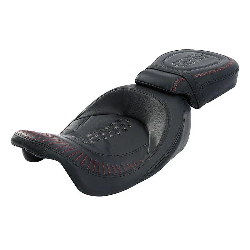 Low-Profile Driver & Passenger Seat Fit For Harley Touring Road King 2009-2023