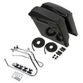 Unpainted 5" Stretched Saddlebags & Brackets Fit For Harley Softail Fatboy 84-17
