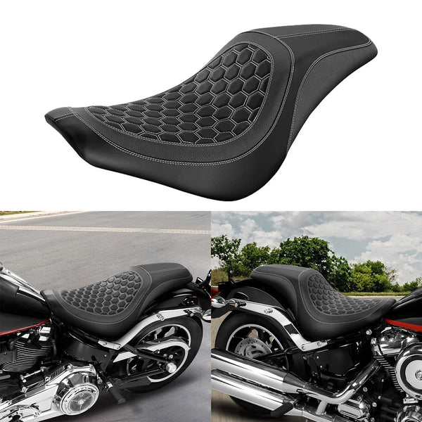 Fit For Harley Softail Low Rider Fxlrs 18-25 Passenger Rider Driver Seat Saddle
