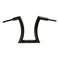 Black 16" Rise 2'' Hanger HandleBar Fit For Harley Sportster Iron 883