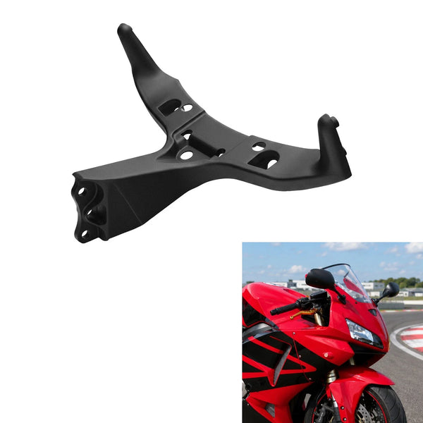 Black Front Upper Fairing Stay Bracket Fit For Honda CBR600RR 2003-2006