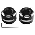 Front Axle Nut Covers Caps Fit For Harley Sportster 09-22 Softail 09-17
