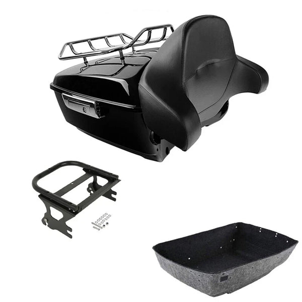 King Trunk Luggage Mount Rack Fits For Harley Touring Road King 1997-2008
