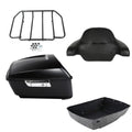 King Trunk Backrest Luggage Rack Fit For Harley Touring Street Glide 2014-2026
