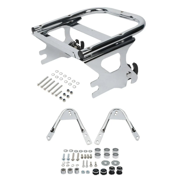 Two-Up Mount Luggage Rack Docking Hardware Fit For Harley Touring Glide 97-08
