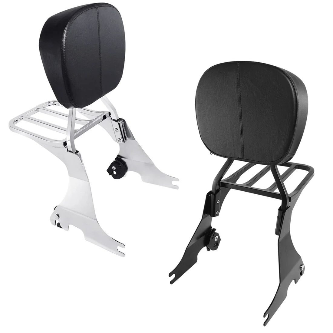 Backrest Sissy Bar & Luggage Rack Fit For Harley Sportster 1200 Custom 2004-2023