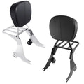 Backrest Sissy Bar & Luggage Rack Fit For Harley Sportster 1200 Custom 2004-2023