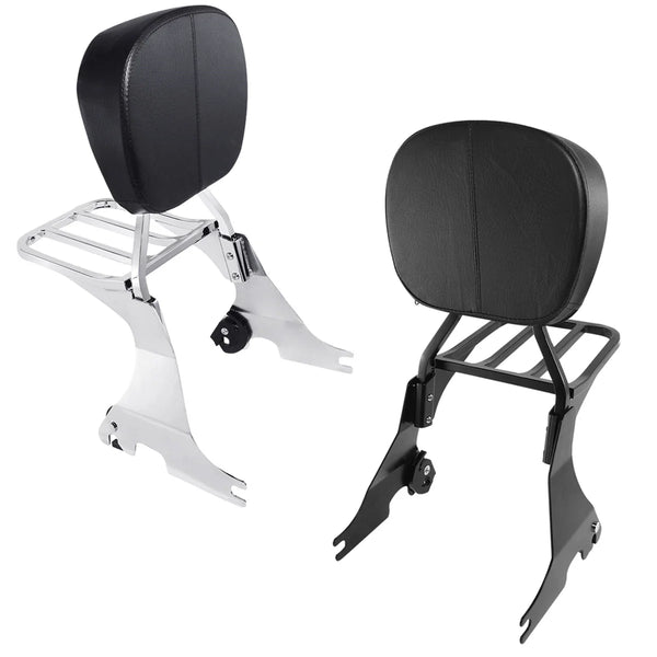 Backrest Sissy Bar & Luggage Rack Fit For Harley Sportster 1200 Custom 2004-2023