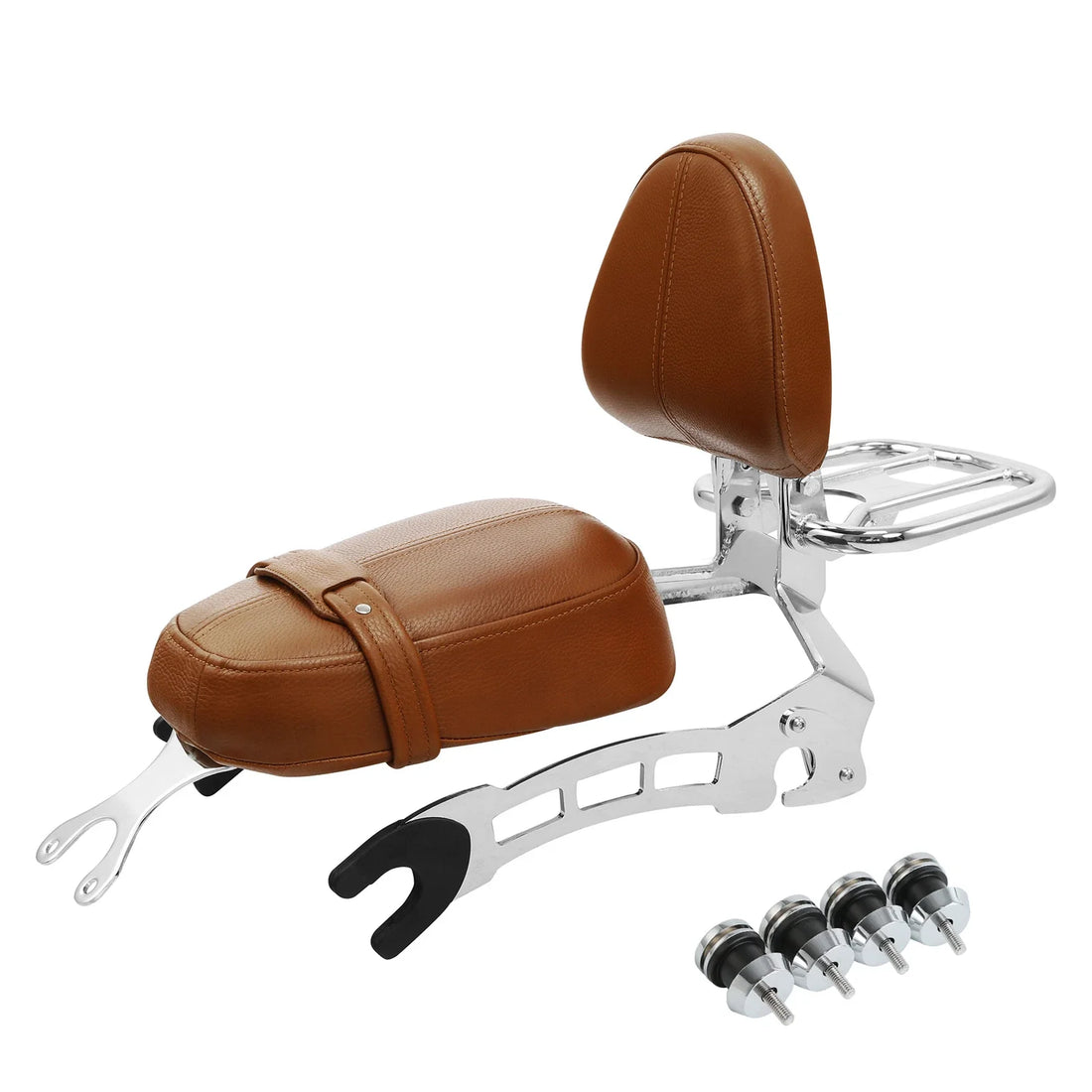 Passenger Seat & Sissy Bar Backrest Mount Spools Fit For Indian Scout 2015-2024