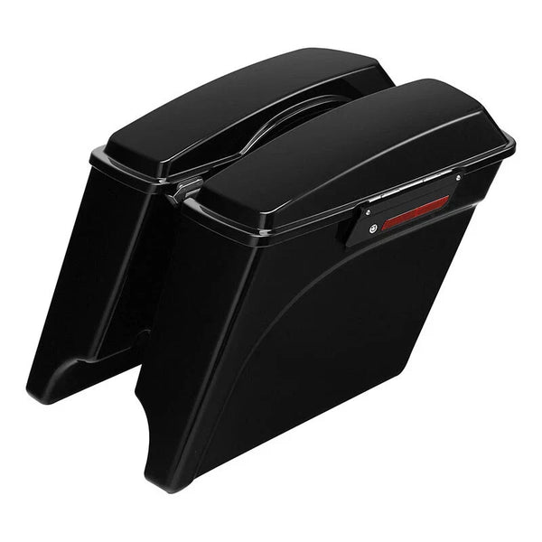 5" Stretched Extended Hard Saddlebags For Harley Touring Road Street Glide 93-13