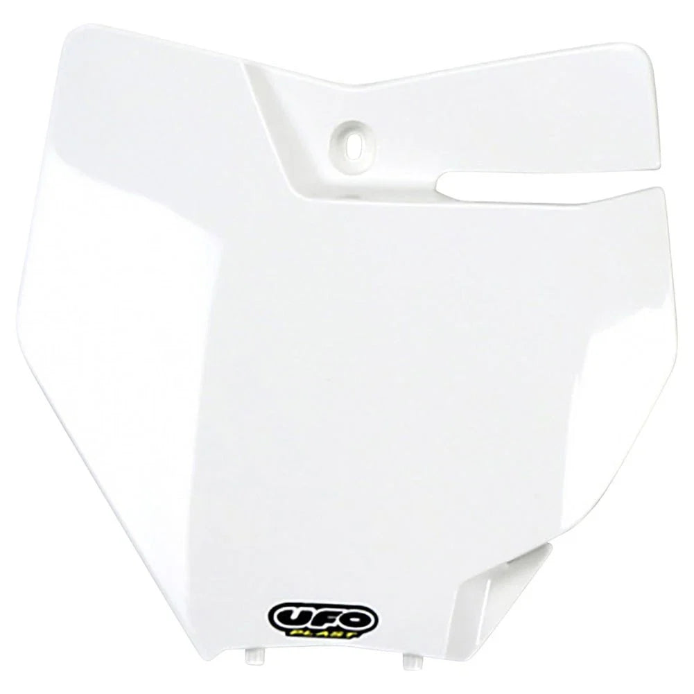 UFO Front Number Plate White For KTM 450 SX-F Factory Edition 2015-2017
