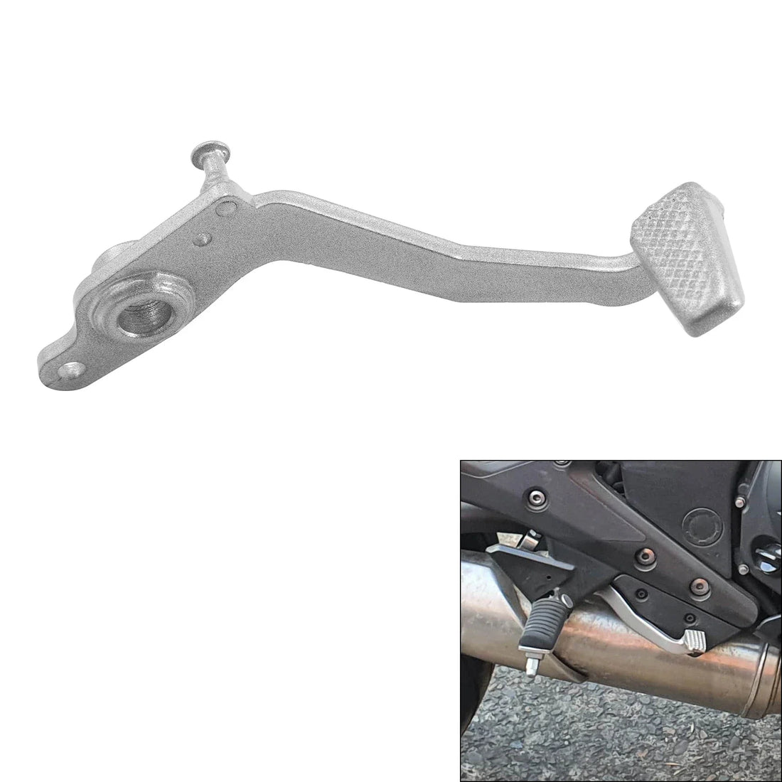 Brake Foot Pedal Lever Fit For Kawasaki Ninja 650 Z650 2017-25 Z650RS 2022-2025
