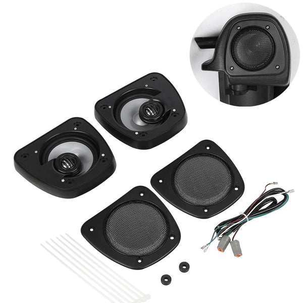 Audio Lower Fairing Speakers Kit For Harley Touring Electra Glide Flht 2006-2013