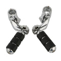 1 1/4" Highway Bar Short Angled Footpeg Peg Mount Fit For Harley Touring Softail