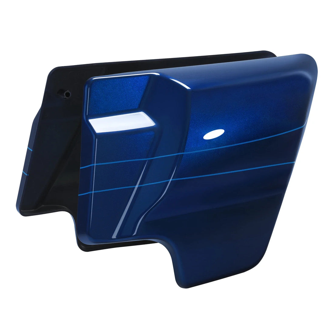Battery Side Fairings Covers Fit For Harley Touring Glide 2009-23 Superior Blue