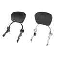 Chrome/Black Adjustable Backrest Sissy Bar Fit For Harley Road Glide 2009-2025