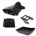 Chopped Trunk Backrest Mount Plate Fit For Harley Touring Road King Glide 14-26