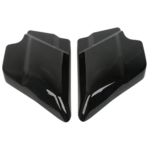 Vivid Black Battery Side Covers Fit For Harley Cvo Electra Road Glide 2009-2024