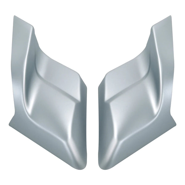 Stretched Side Fairing Cover Fit For Harley Touring 14-23 Barracuda Silver Denim