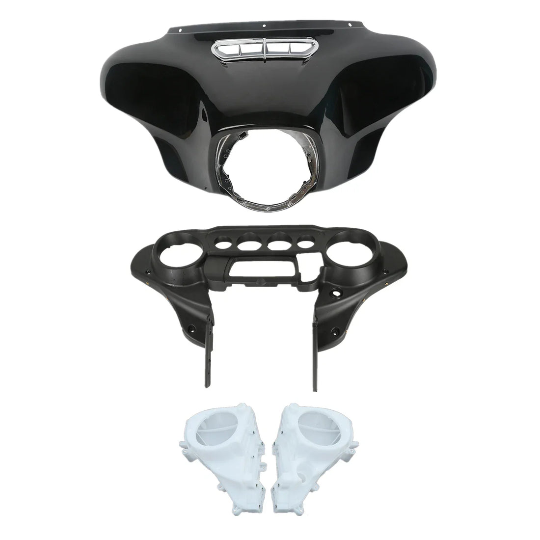 Batwing Inner & Outer Fairing Speakers Cover Fit For Harley Street Glide 14-23