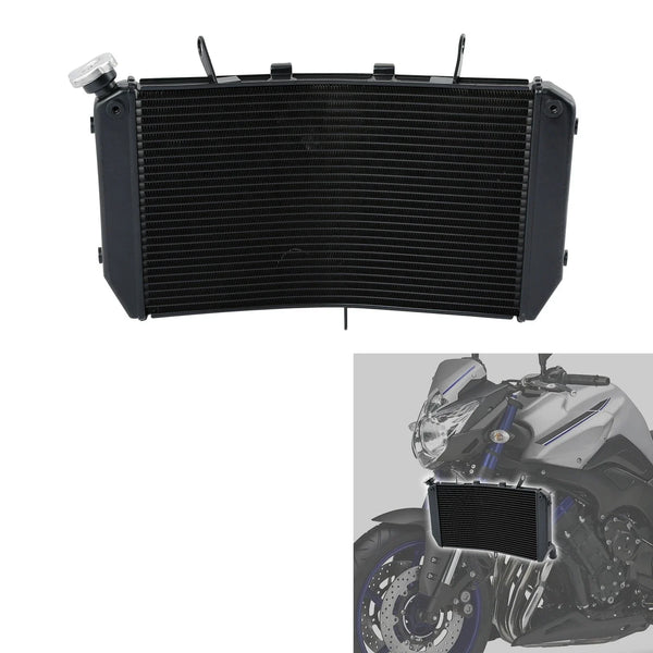 Black Radiator Cooling Fit For Yamaha Fazer 1000 FZ1-S FZ1S FZ1-N FZ1N 2006-2012