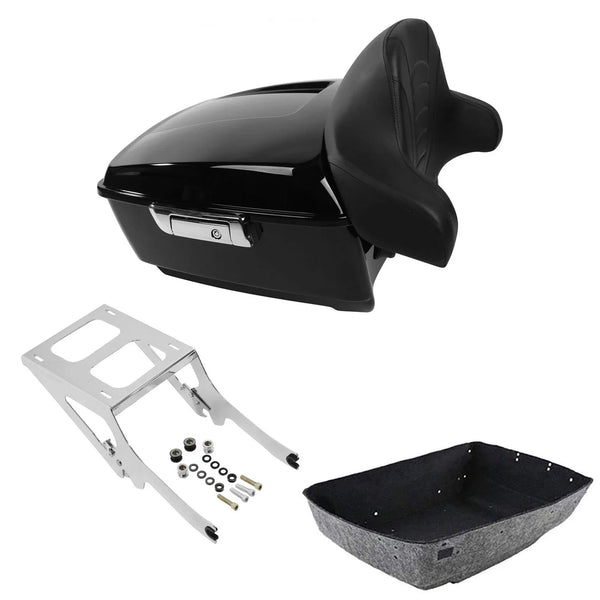 King Trunk Backrest Mount Rack Fit For Harley Heritage Classic Flhc Flhcs 18-26