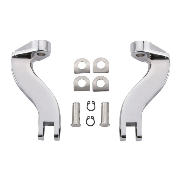 Chrome Rear Footpeg Mount Fit for Harley Touring Electra Street Glide 1993-2025